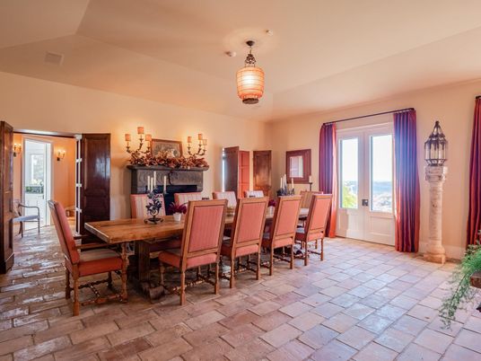 Dining room, Fireplace, Interior