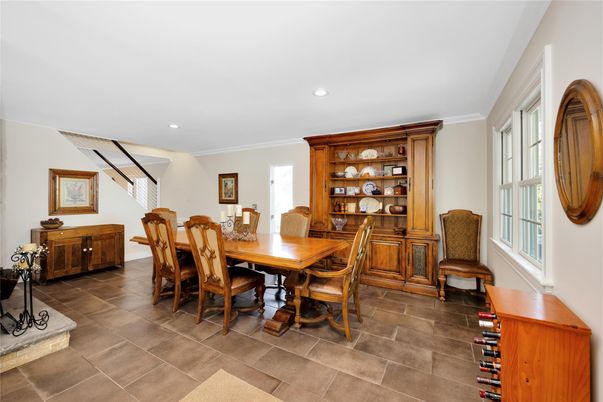 Dining room, Interior, Recessed Lighting