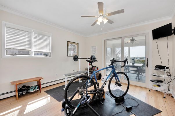 Fitness Equipment, Interior, Wood Texture Flooring