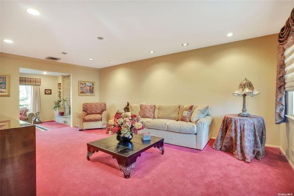 Interior, Living room, Recessed Lighting