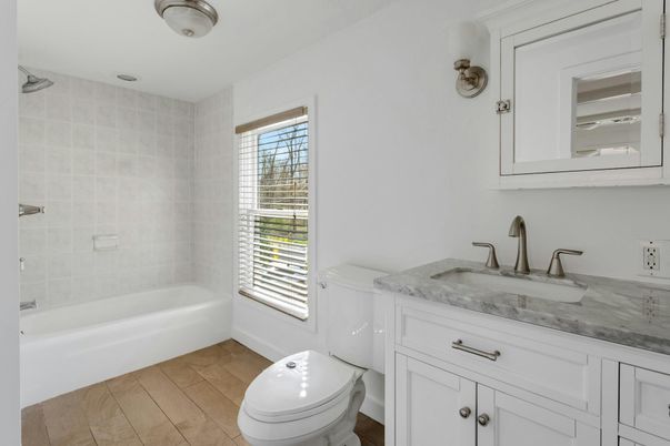 Bathroom, Interior, Wood Texture Flooring