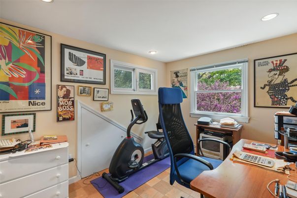 Fitness Equipment, Home Office, Interior, Recessed Lighting