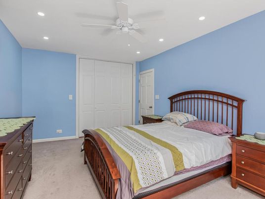 Bedroom, Interior, Recessed Lighting