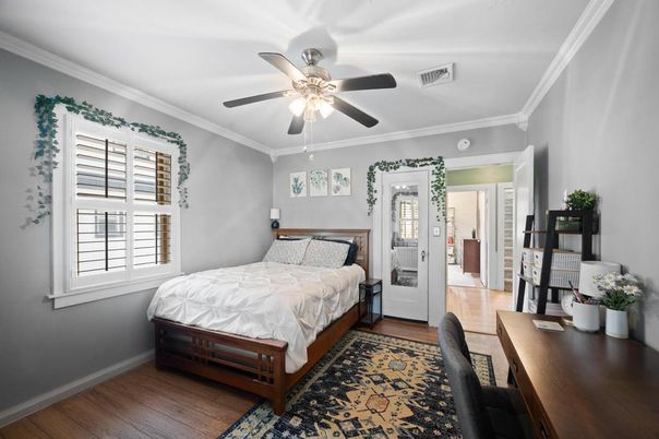 Bedroom, Interior, Wood Texture Flooring