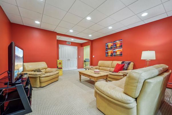 Interior, Living room, Recessed Lighting