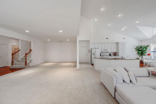 Interior, Kitchen, Living room, Recessed Lighting
