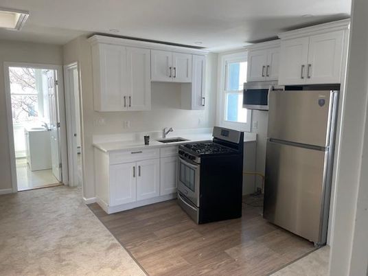 Interior, Kitchen, Wood Texture Flooring