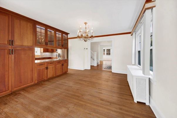 Chandelier, Interior, Kitchen, Wood Texture Flooring