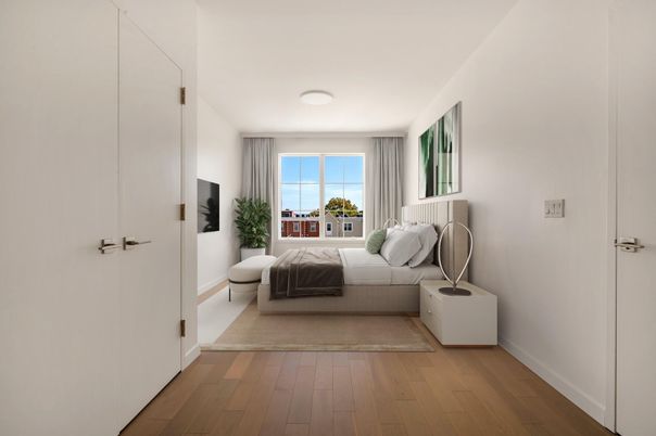 Bedroom, Interior, Wood Texture Flooring