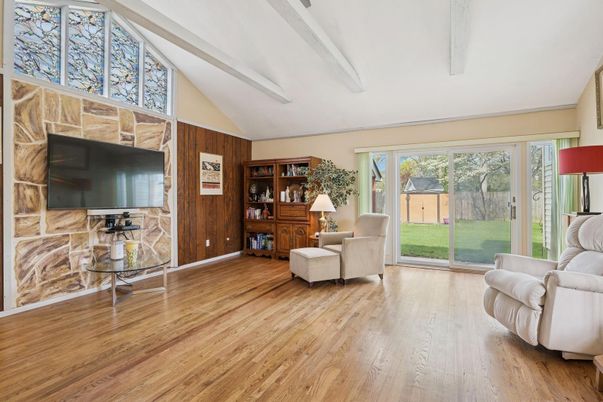 Interior, Living room, Wood Texture Flooring, Wooden Walls