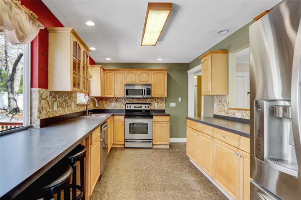 Interior, Kitchen, Recessed Lighting, Stainless Steel Appliances