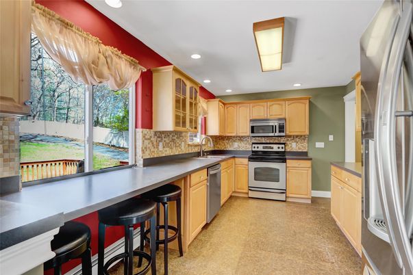 Interior, Kitchen, Recessed Lighting, Stainless Steel Appliances