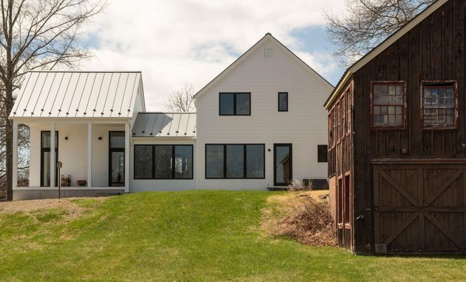 Backyard, Exterior, Facade, Farmhouse