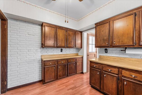 Interior, Kitchen, Wood Texture Flooring