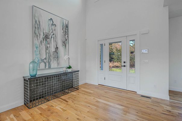 Fireplace, Interior, Wood Texture Flooring