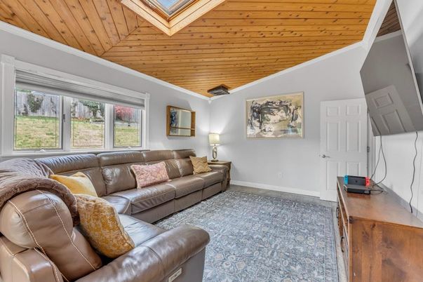 Interior, Living room, Wooden Ceilings