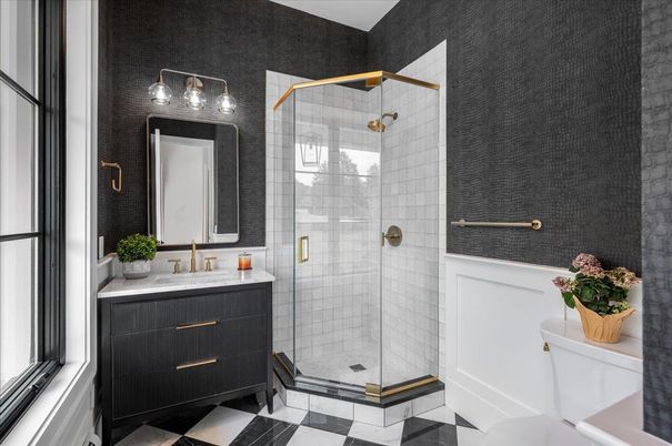 Bathroom, Glass Shower, Interior