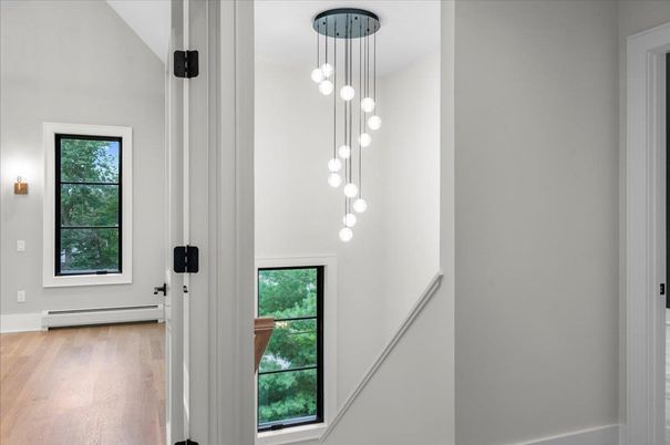 Interior, Pendant Lights, Wood Texture Flooring