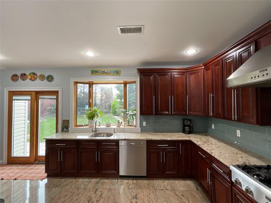 Interior, Kitchen, Recessed Lighting, Stainless Steel Appliances