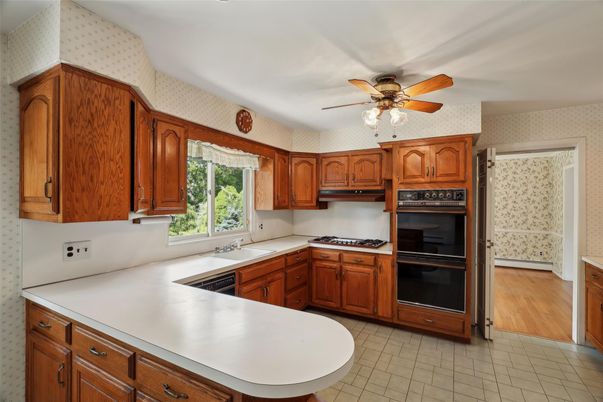 Interior, Kitchen, Wood Texture Flooring