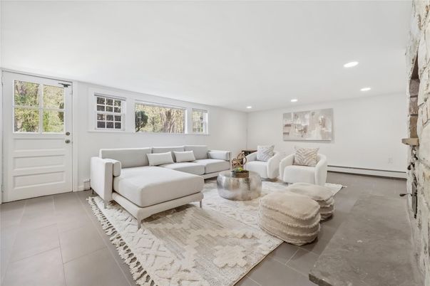 Interior, Living room, Recessed Lighting