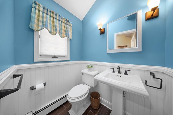 Bathroom, Interior, Wood Texture Flooring