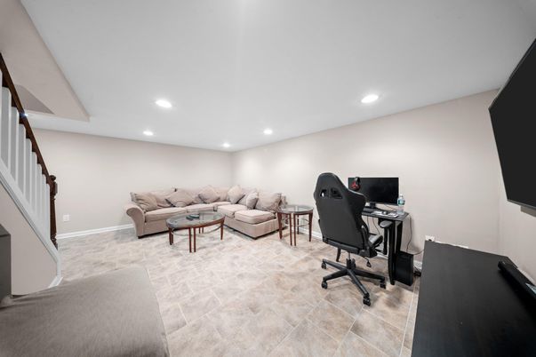Home Office, Interior, Living room, Recessed Lighting