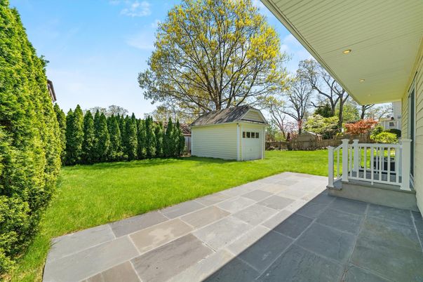 Backyard, Detached Garage, Exterior
