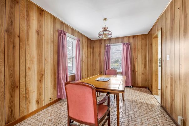 Chandelier, Home Office, Interior, Wooden Walls