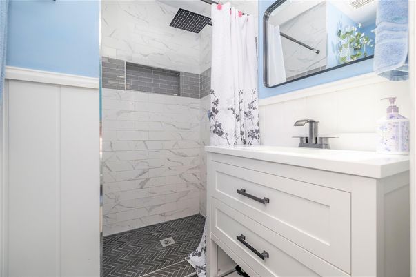 Bathroom, Interior, Marble Walls