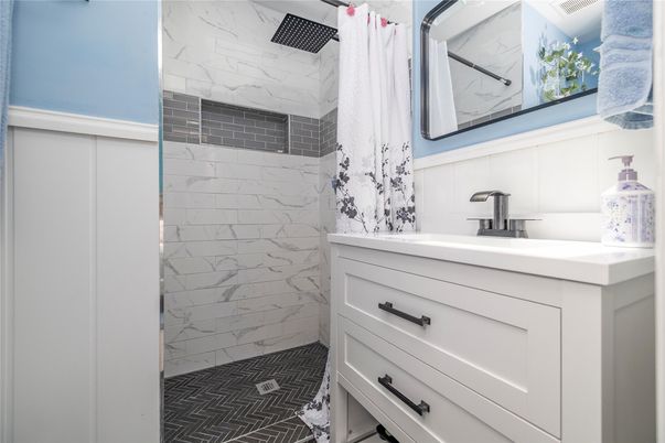 Bathroom, Interior, Marble Walls
