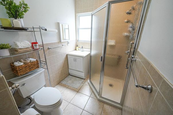 Bathroom, Glass Shower, Interior