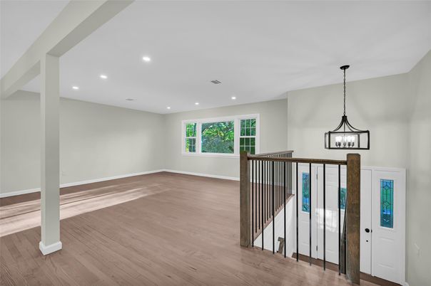 Interior, Pendant Lights, Recessed Lighting, Wood Texture Flooring