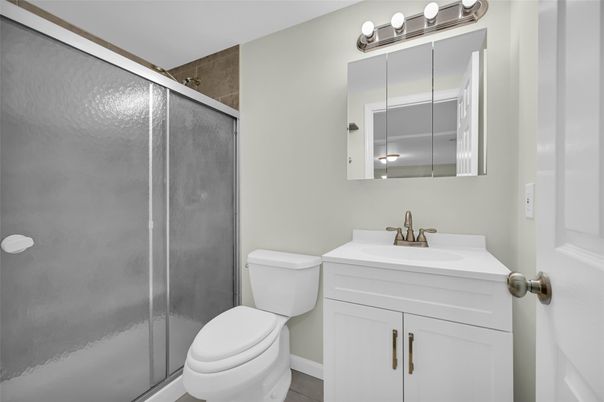 Bathroom, Glass Shower, Interior
