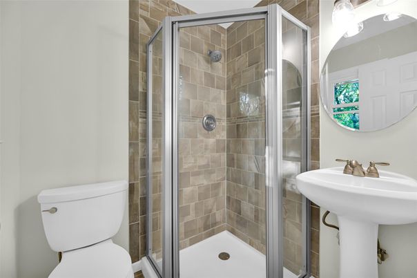 Bathroom, Glass Shower, Interior