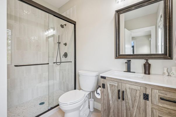 Bathroom, Glass Shower, Interior