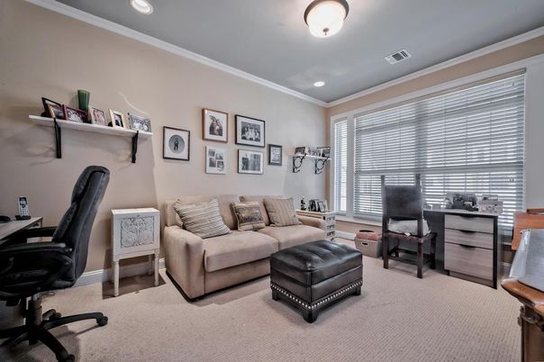 Home Office, Interior, Recessed Lighting