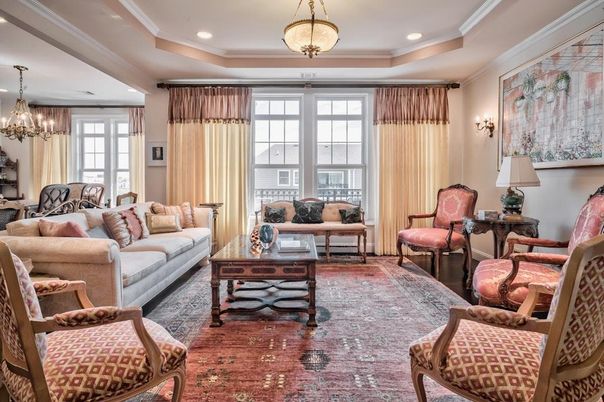 Chandelier, Interior, Living room, Recessed Lighting