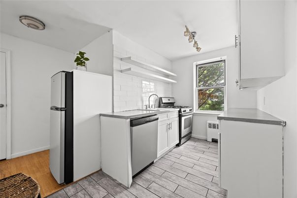 Interior, Kitchen, Wood Texture Flooring