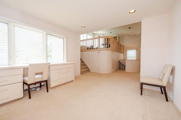 Home Office, Interior, Recessed Lighting