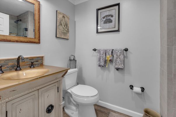 Bathroom, Interior, Wood Texture Flooring