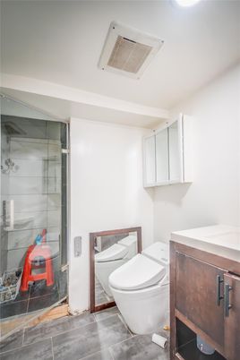 Bathroom, Glass Shower, Interior