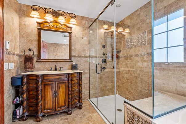 Bathroom, Glass Shower, Interior