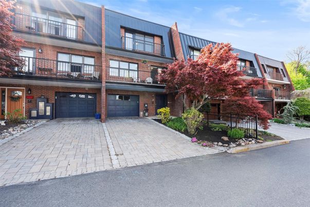 Attached, Exterior, Facade, Brick Facade, Rowhouse