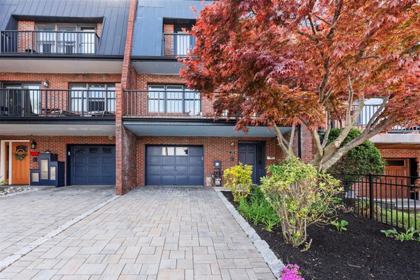 Attached, Exterior, Facade, Brick Facade, Rowhouse