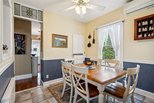 Dining room, Interior, Wood Texture Flooring