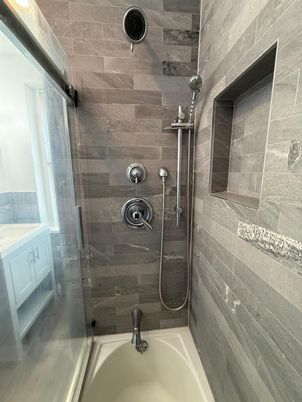Bathroom, Glass Shower, Interior