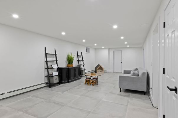 Interior, Living room, Recessed Lighting