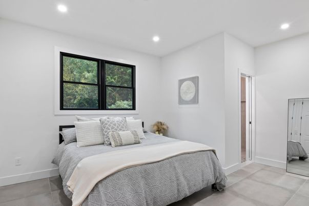 Bedroom, Interior, Recessed Lighting