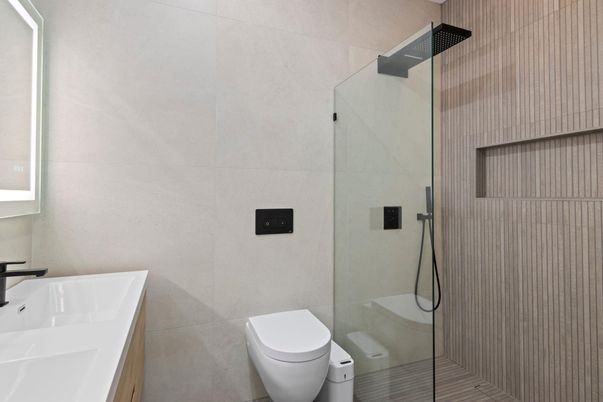 Bathroom, Glass Shower, Interior